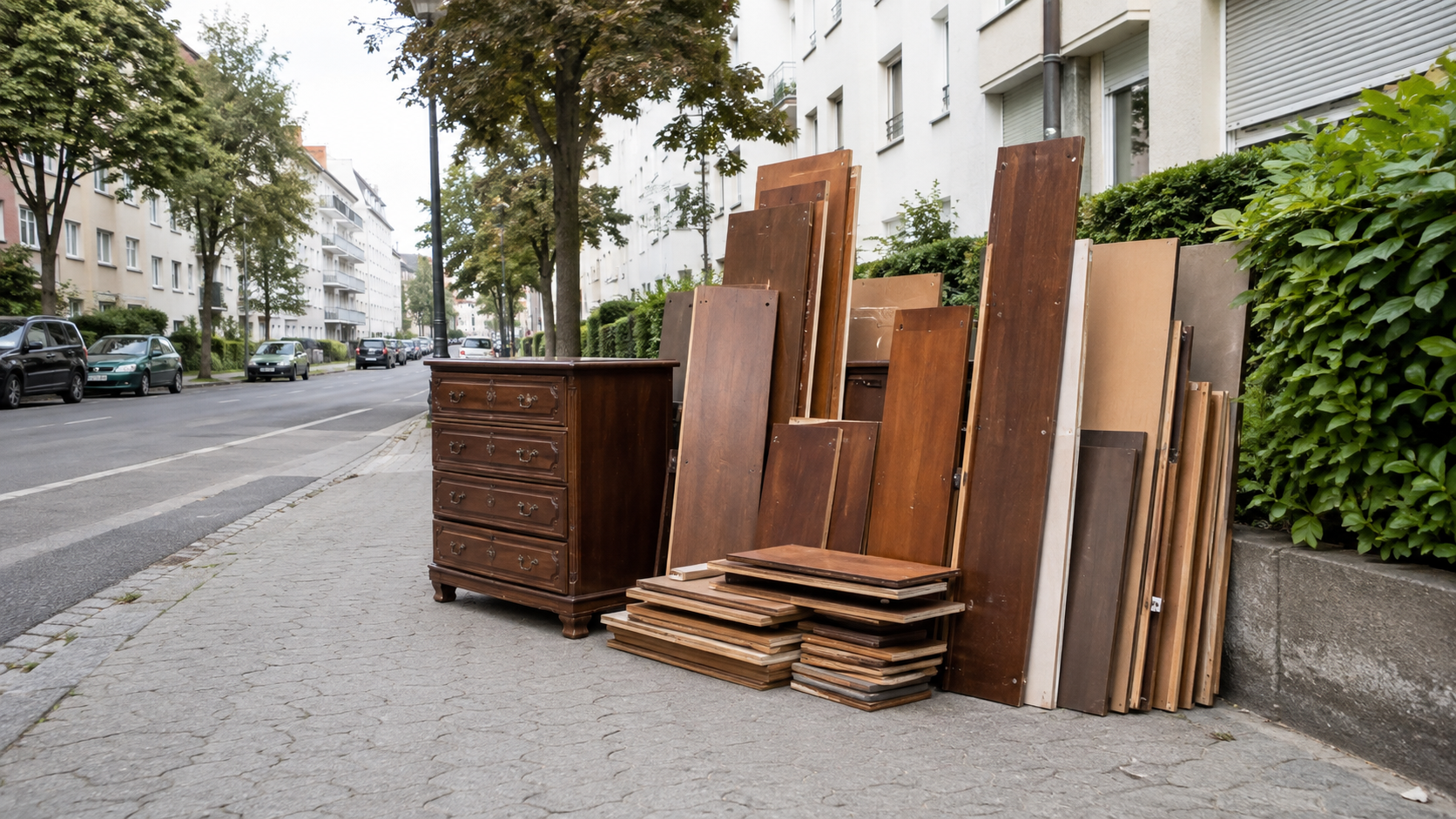 Sperrmüll und Möbel zur Abholung