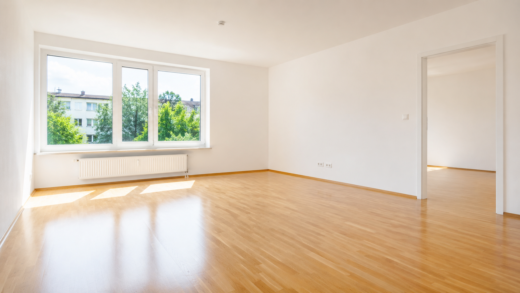 Geräumte Wohnung nach einer Haushaltsauflösung