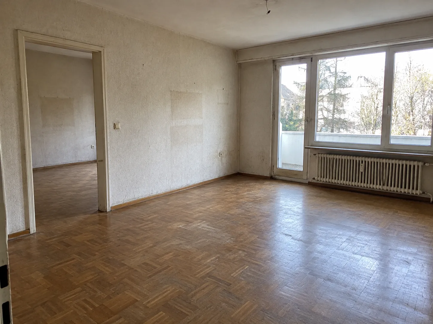 Geräumte Wohnung nach einer Wohnungsauflösung